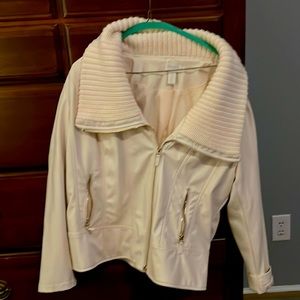 Chicos faux letter jacket worn couple times perfect condition